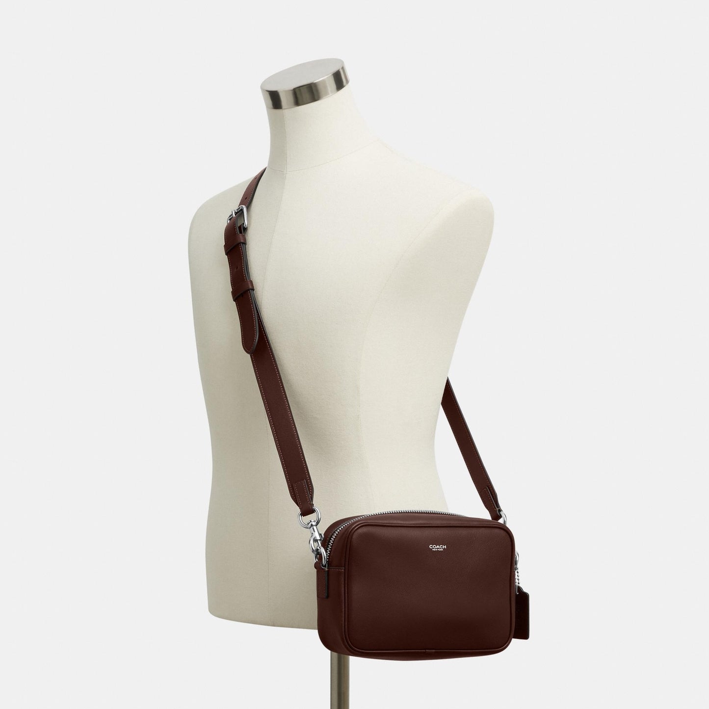 حقيبة كاميرا "راديو" من الجلد الطبيعي الحُبيبي