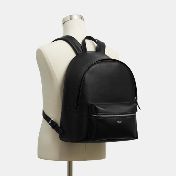 حقيبة ظهر "ريدجوود" من الجلد الطبيعي الحُبيبي