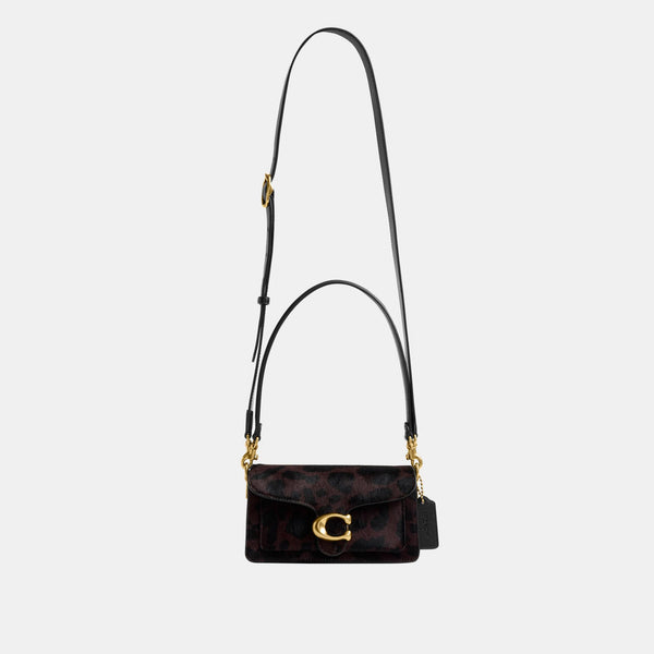 Tabby Shoulder Bag 20 In Haircalf With Leopard Print