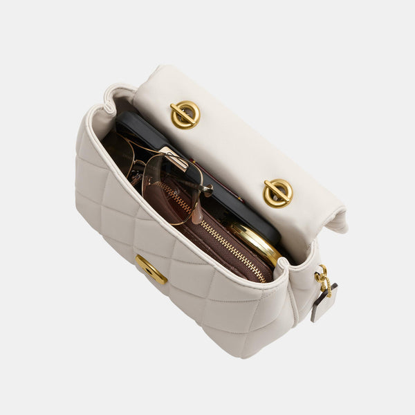 Tabby Top Handle Bag with Quilting