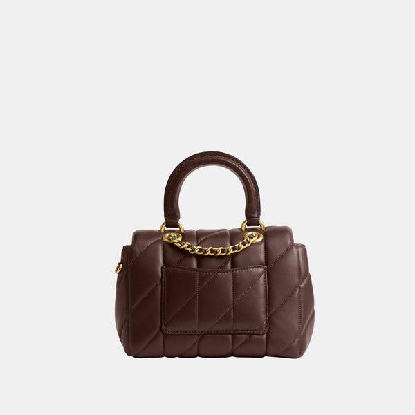 Tabby Top Handle Bag with Quilting