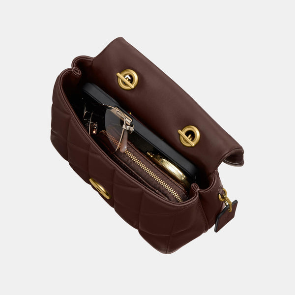 Tabby Top Handle Bag with Quilting