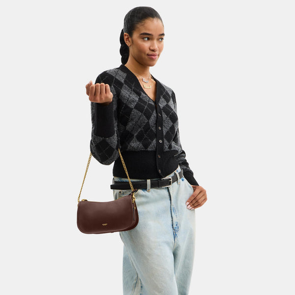 حقيبة "ويفرلي" من الجلد الطبيعي المحبّب