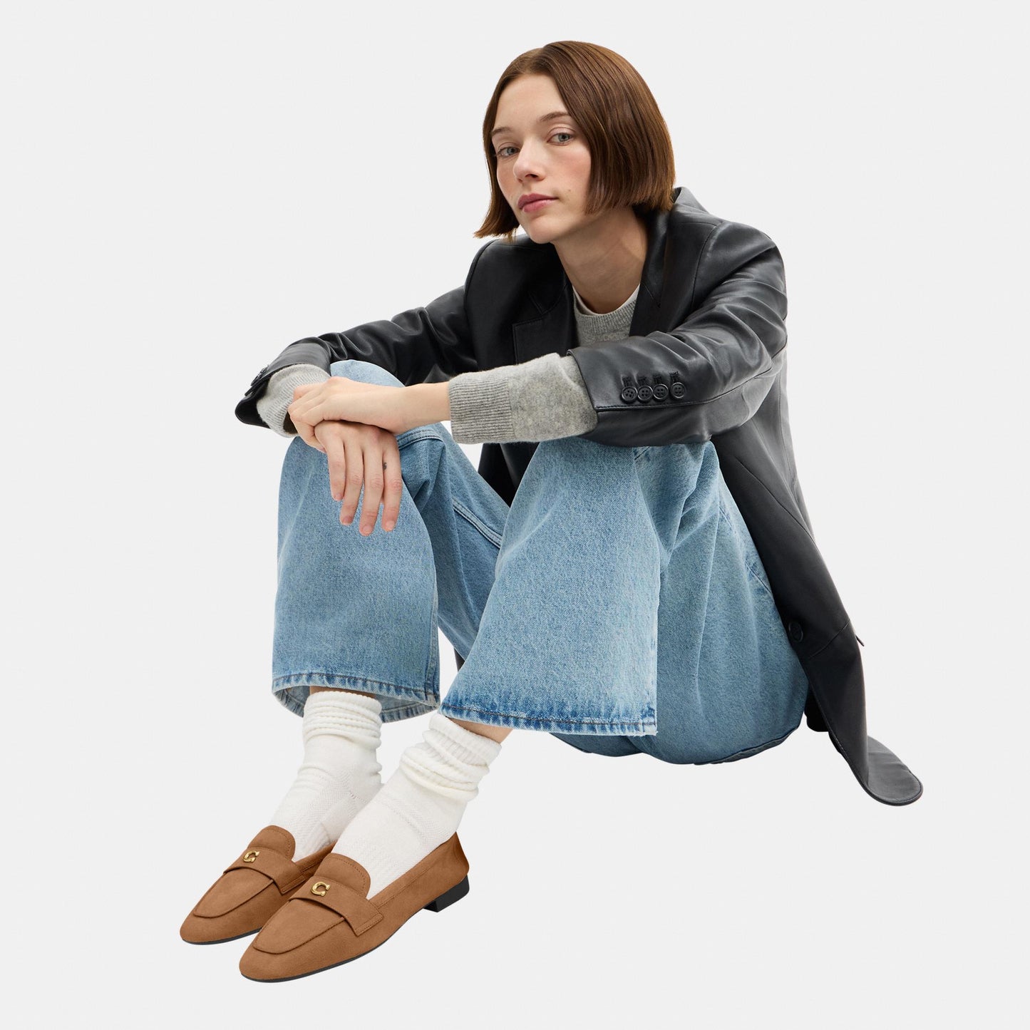 CCC82-Sculpted C Loafer-Coconut