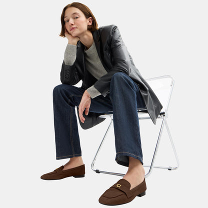 CCC82-Sculpted C Loafer-Chocolate