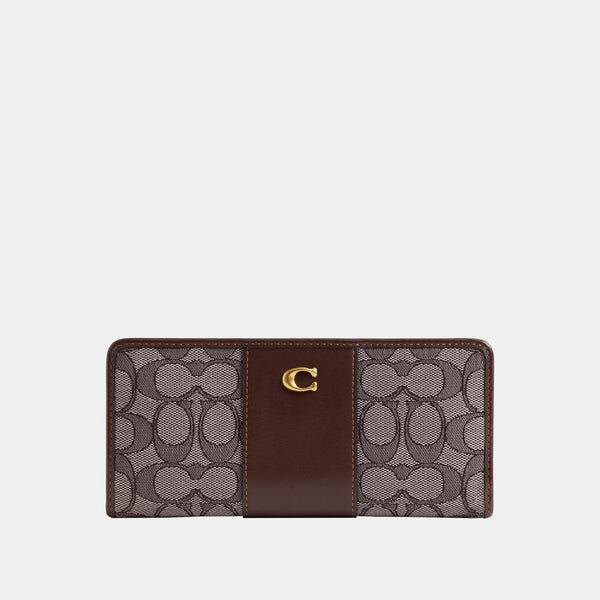 Essential Slim Wallet in Signature Jacquard