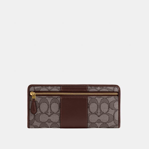 Essential Slim Wallet in Signature Jacquard