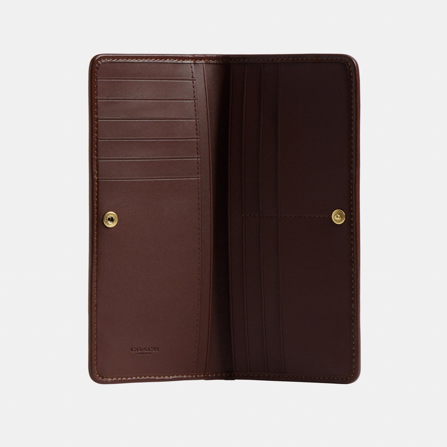 CCC98-Essential Slim Wallet in Signature Jacquard-B4/Oak Maple