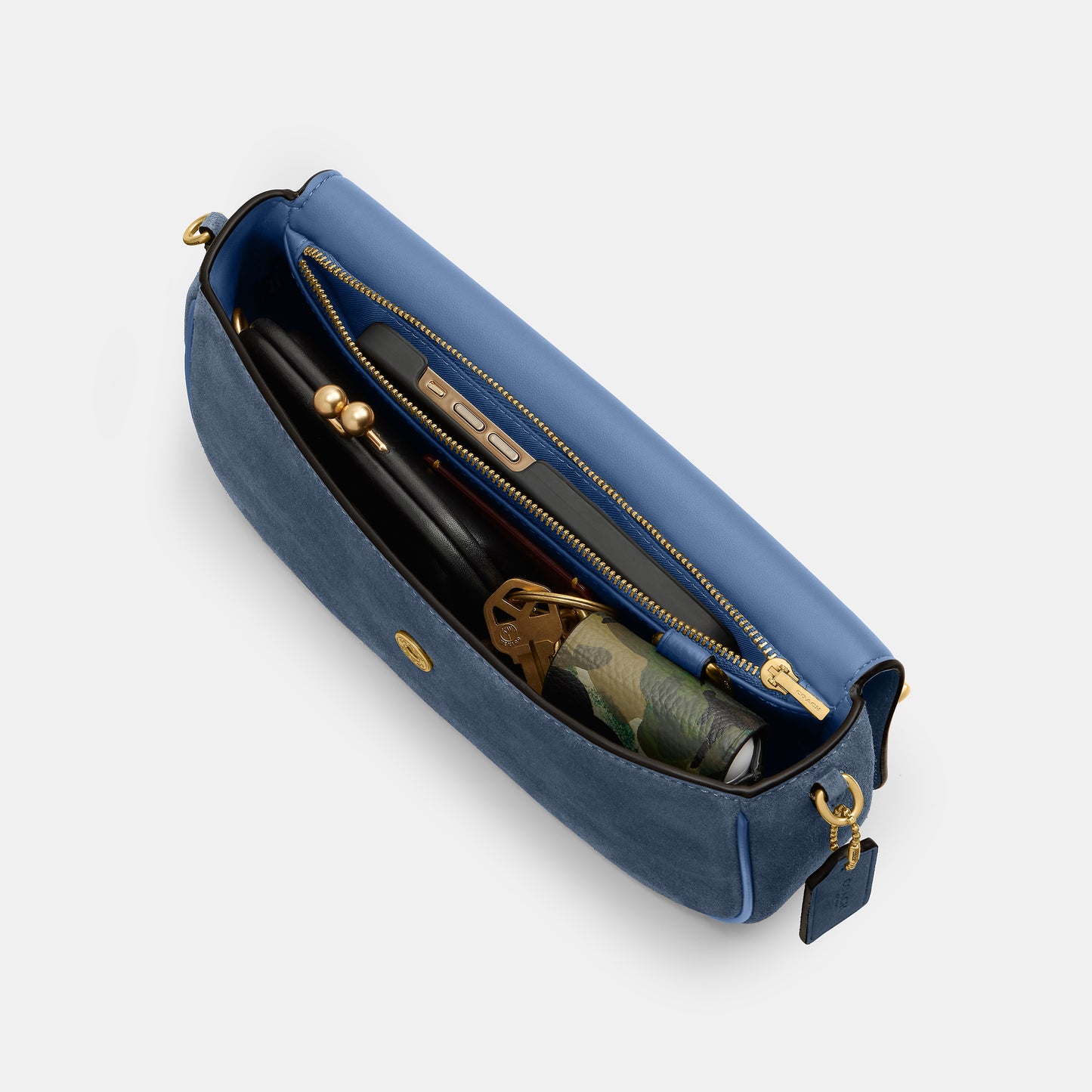 CCD07-Brook Flap Chain Bag-B4/Light Denim