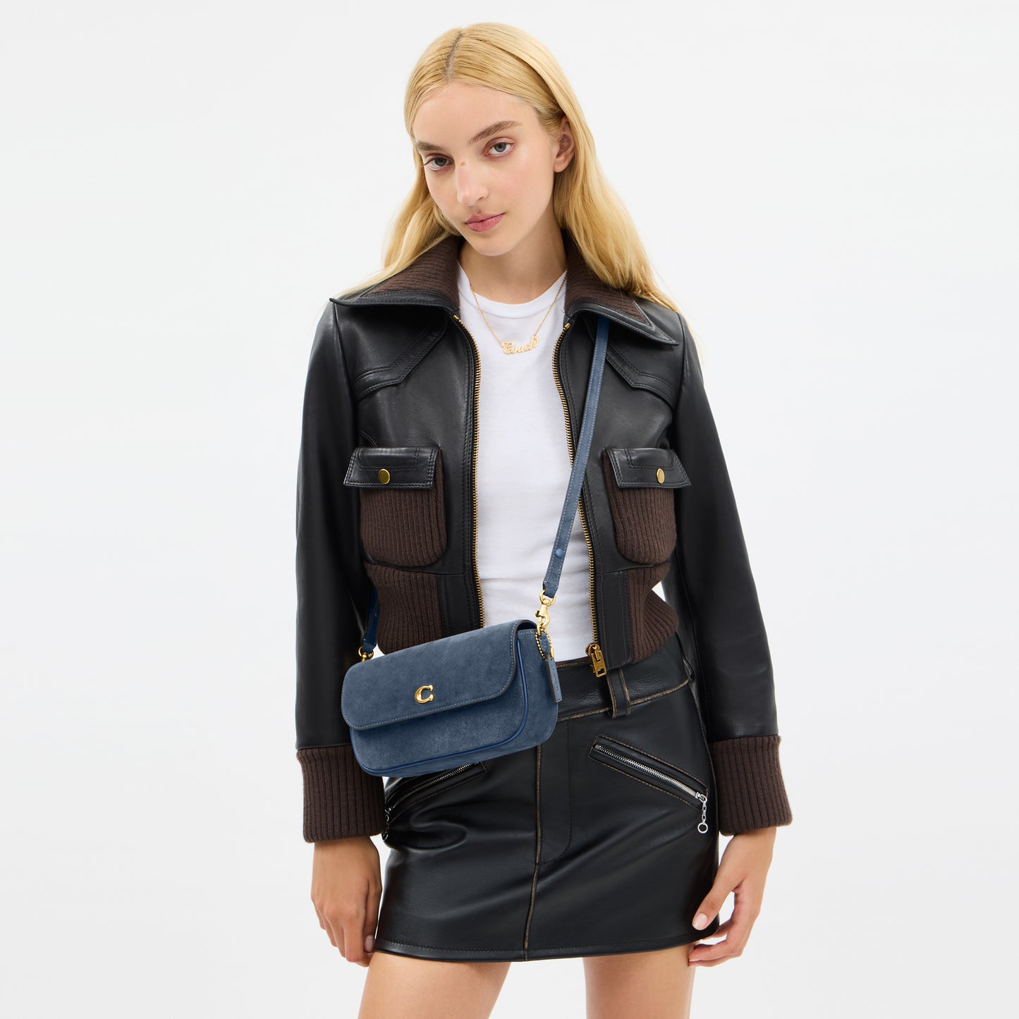 CCD07-Brook Flap Chain Bag-B4/Light Denim