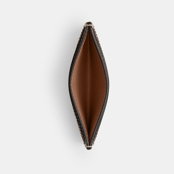 Essential Card Case in Crystal Signature Jacquard