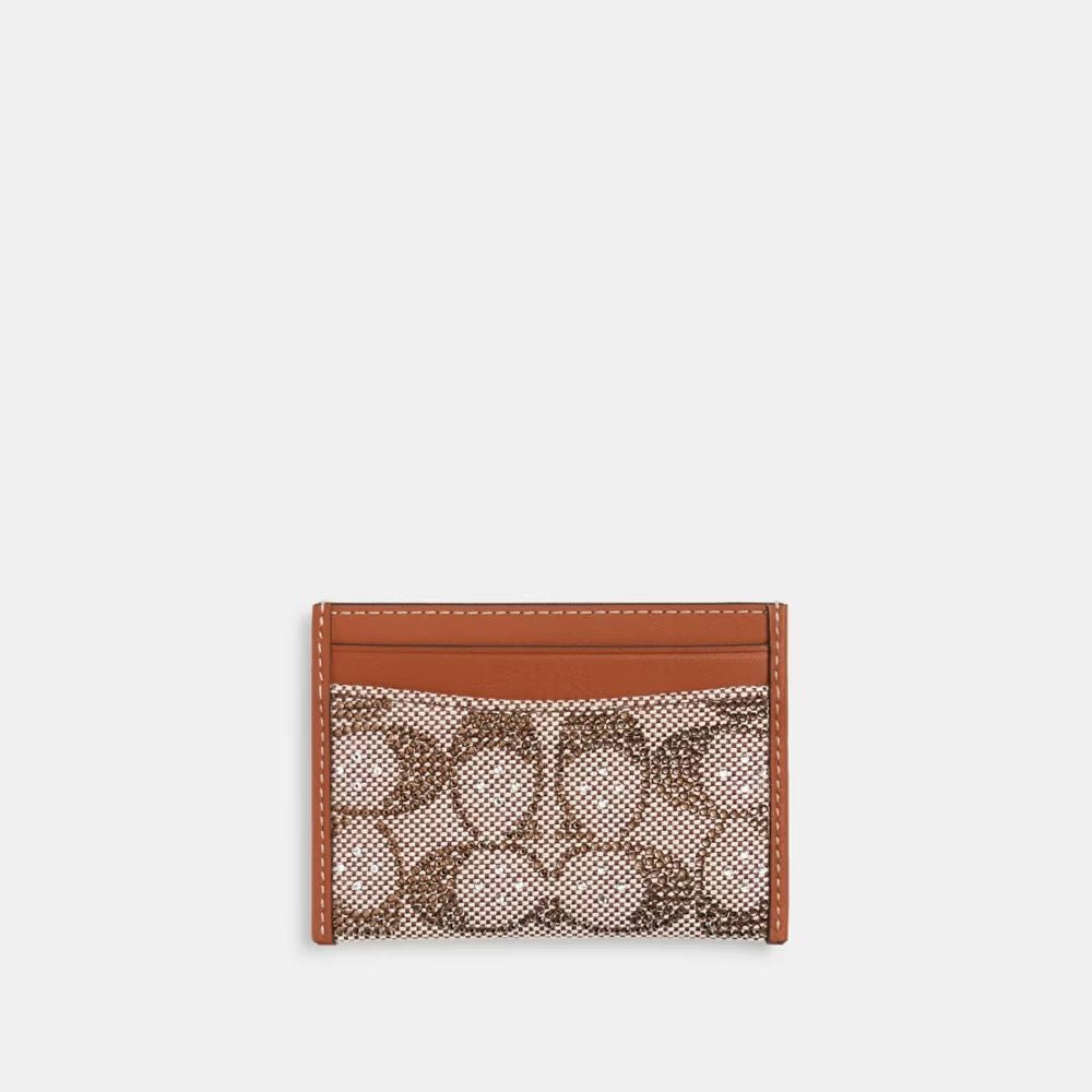 CCD08-Essential Card Case in Crystal Signature Jacquard