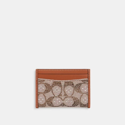 CCD08-Essential Card Case in Crystal Signature Jacquard