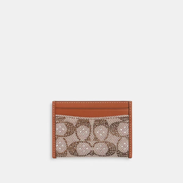Essential Card Case in Crystal Signature Jacquard