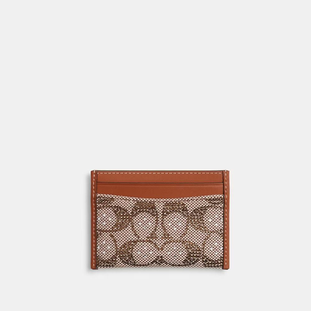 CCD08-Essential Card Case in Crystal Signature Jacquard