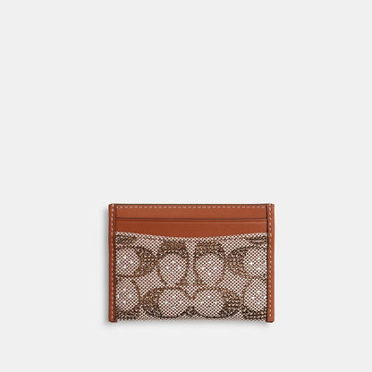 CCD08-Essential Card Case in Crystal Signature Jacquard