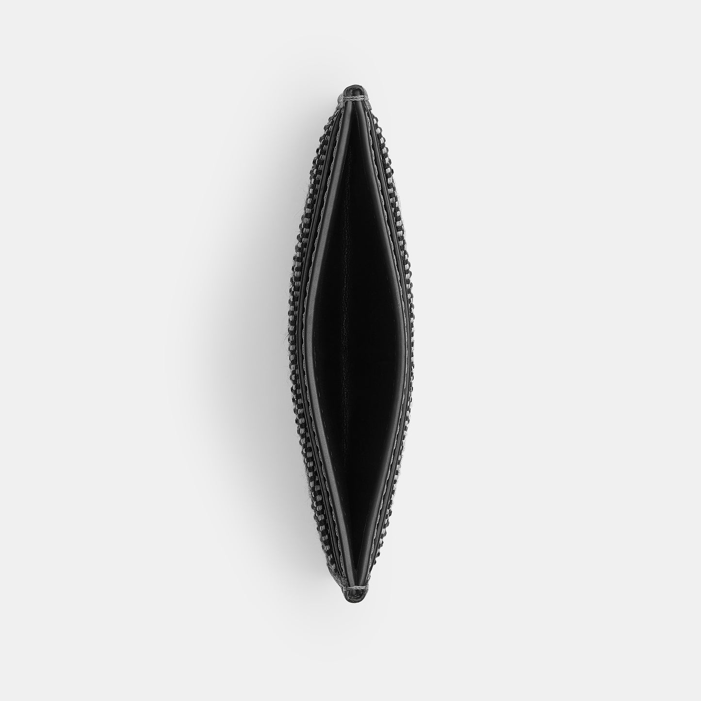CCD08-Essential Card Case in Crystal Signature Jacquard-Lh/Black