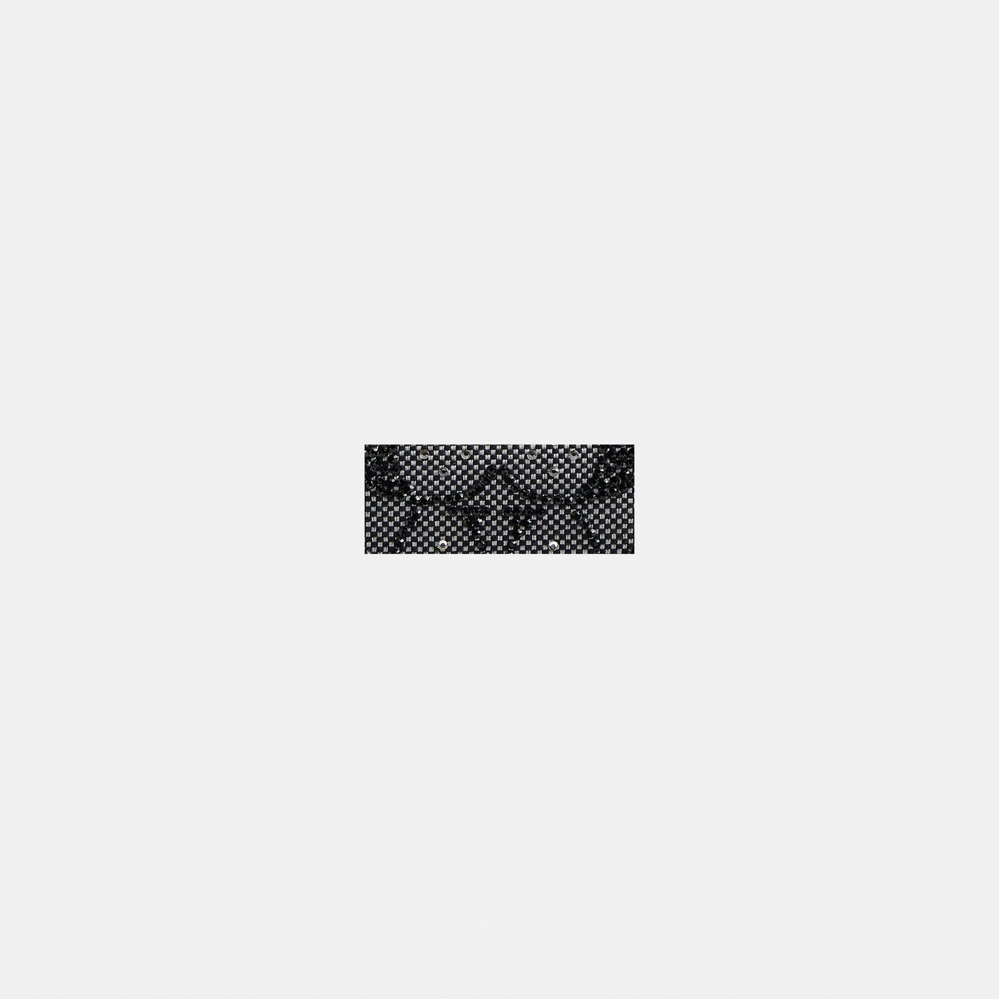 CCD16-Essential Slim Card Case in Crystal Signature Jacquard-Lh/Black