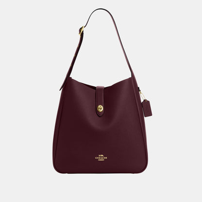 CCD65-Hadley Large Shoulder Bag-Im/Dark Wine