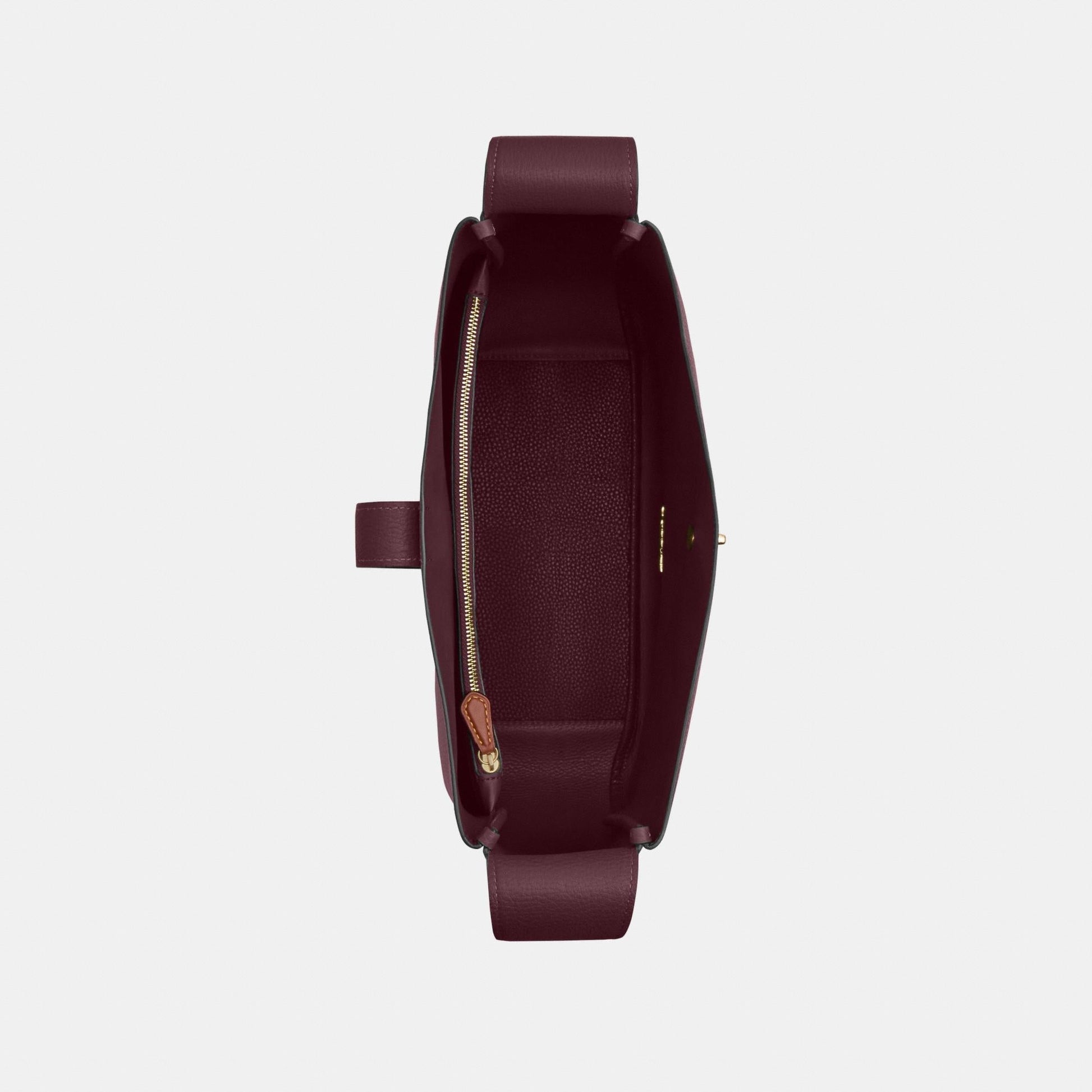 CCD65-Hadley Large Shoulder Bag-Im/Dark Wine
