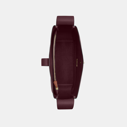CCD65-Hadley Large Shoulder Bag-Im/Dark Wine