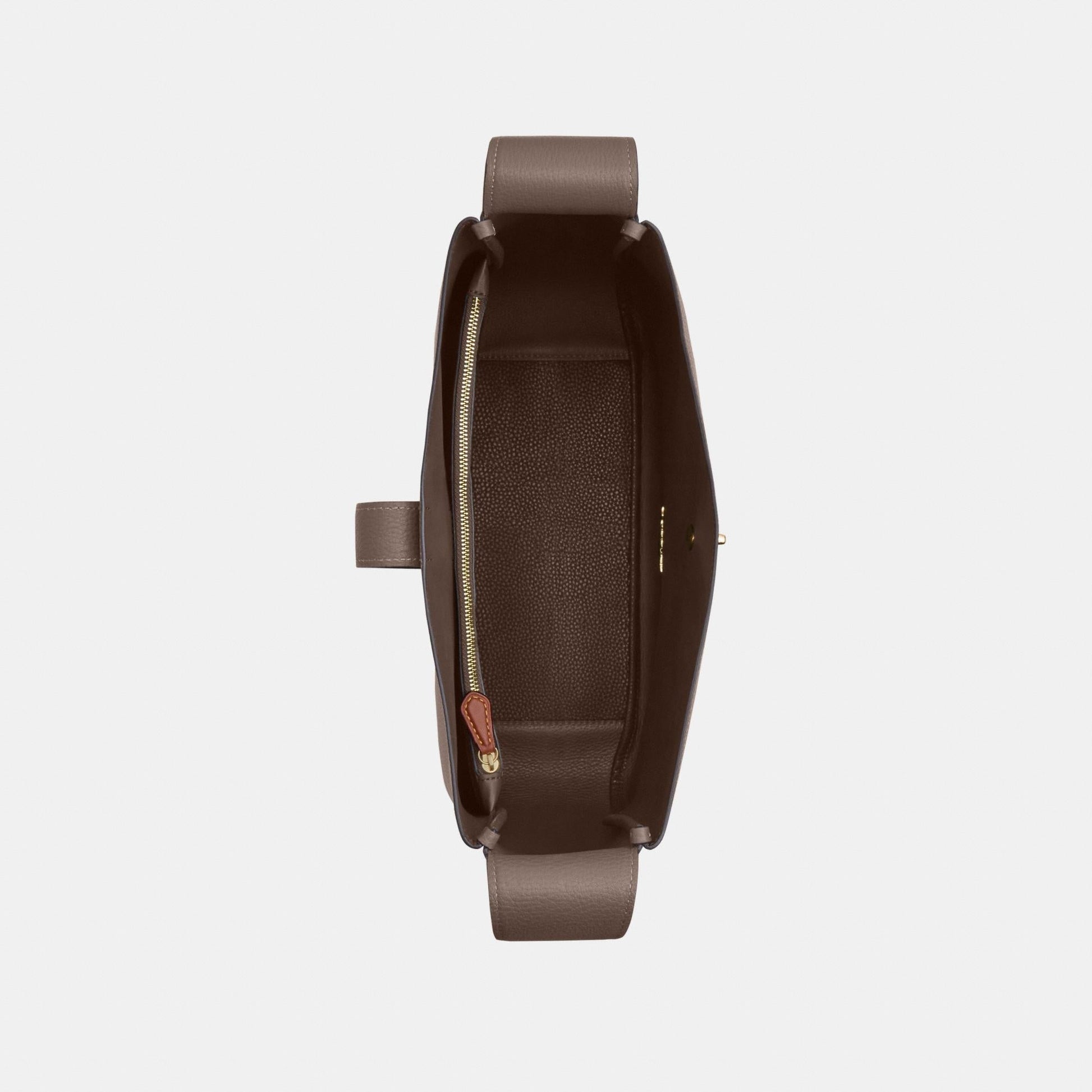 CCD65-Hadley Large Shoulder Bag-Im/Dark Stone