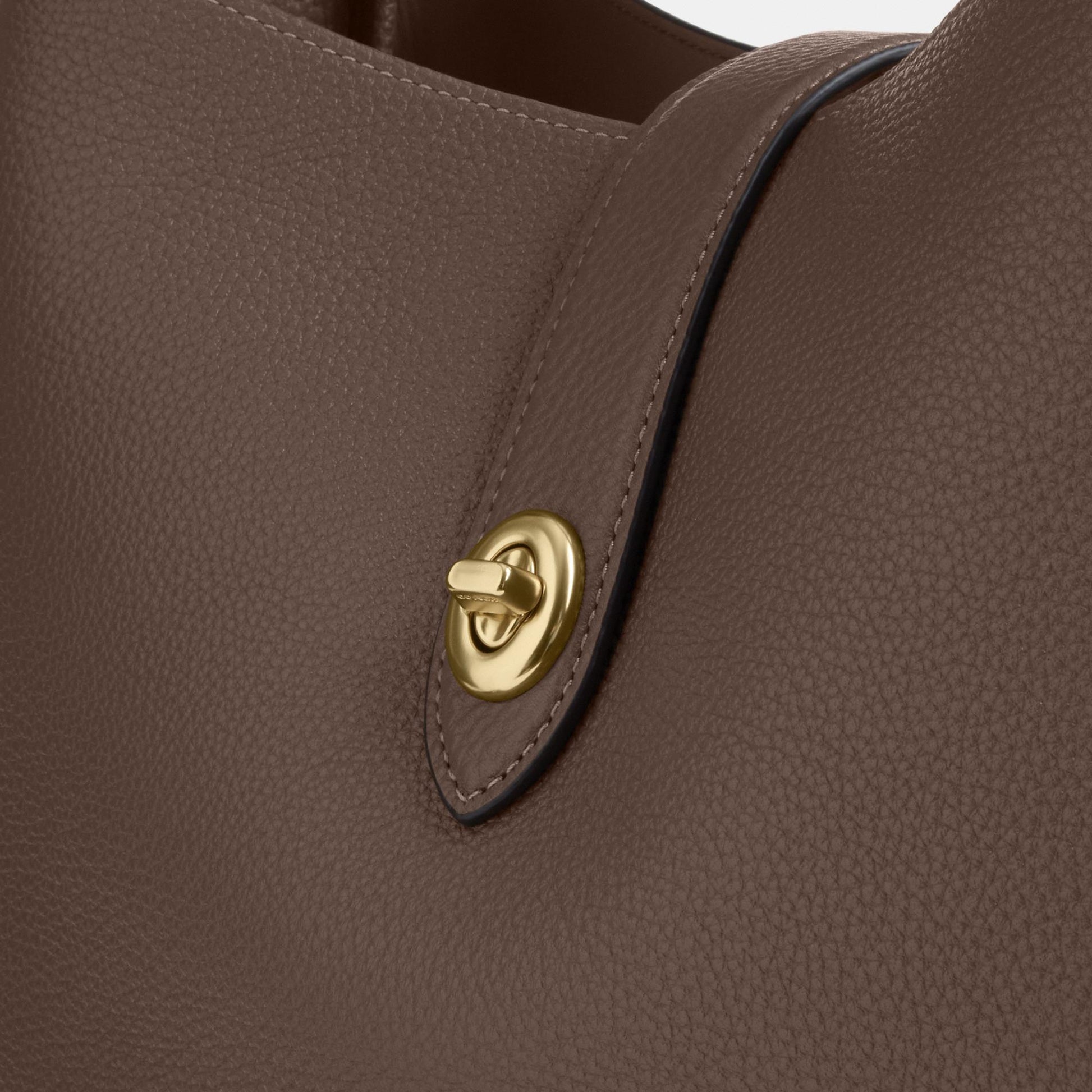 CCD65-Hadley Large Shoulder Bag-Im/Dark Stone