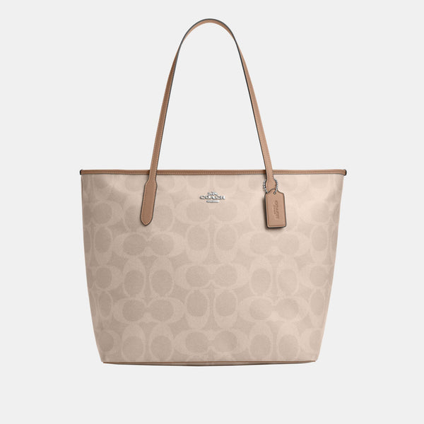 Large City Tote Bag in Maxi Signature Canvas