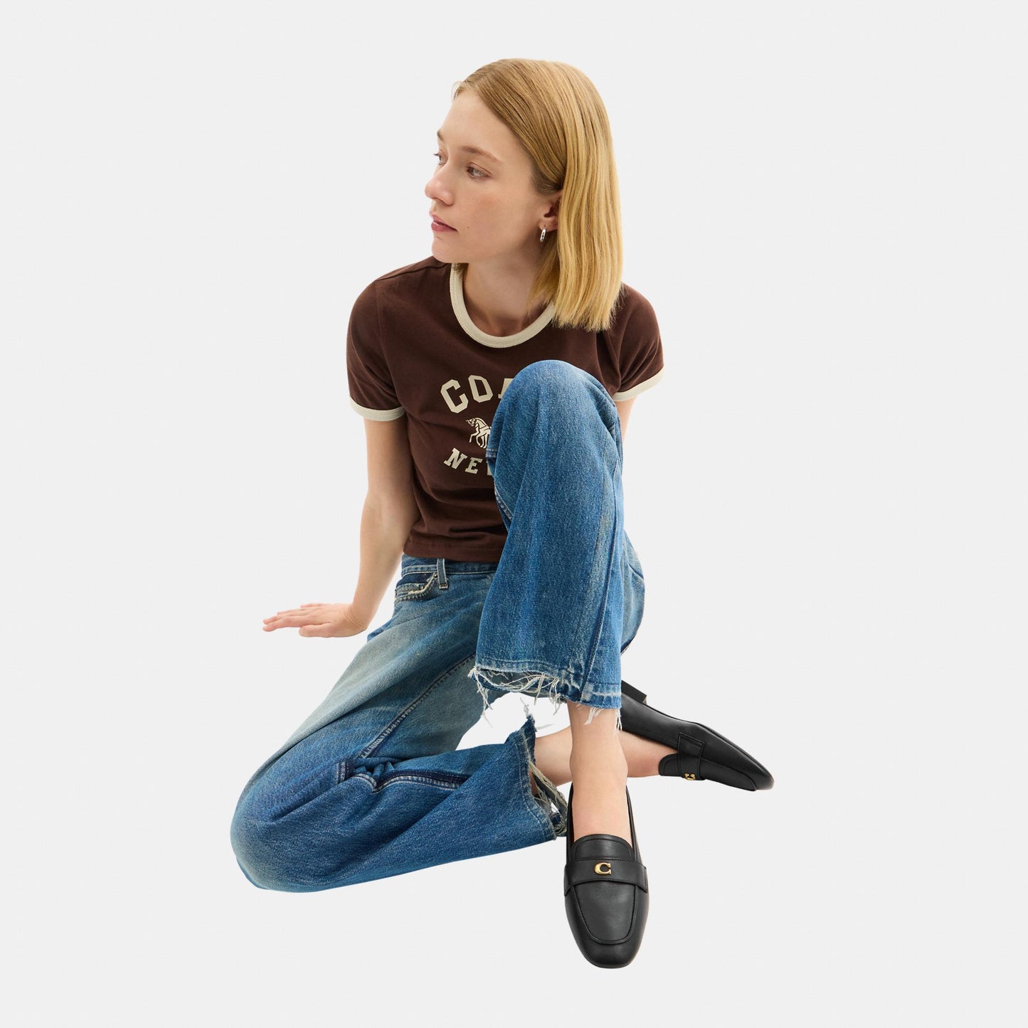 CCD67-Sculpted C Loafer-Black
