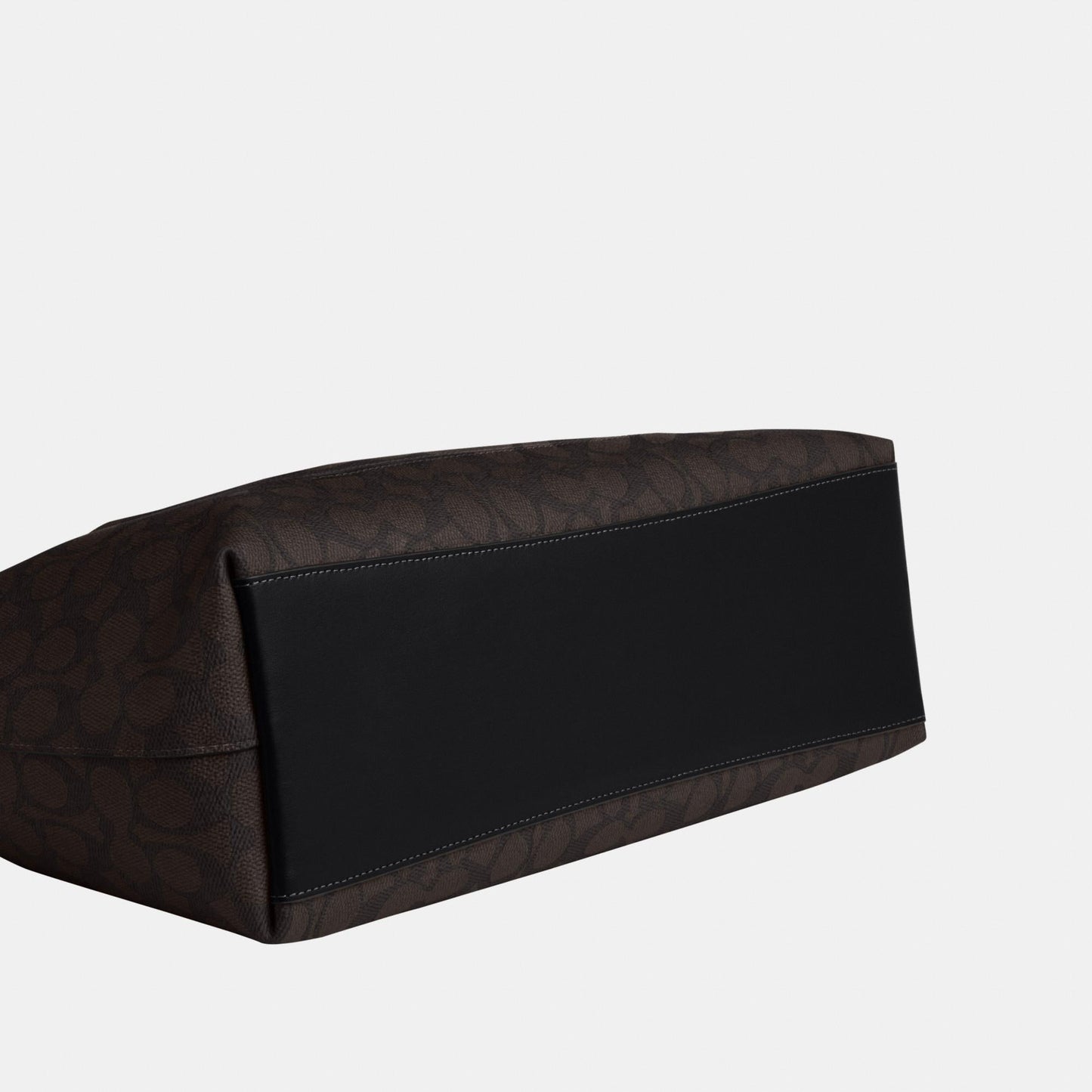 CCD69-Station Tote Bag in Signature Canvas-Im/Walnut/Black