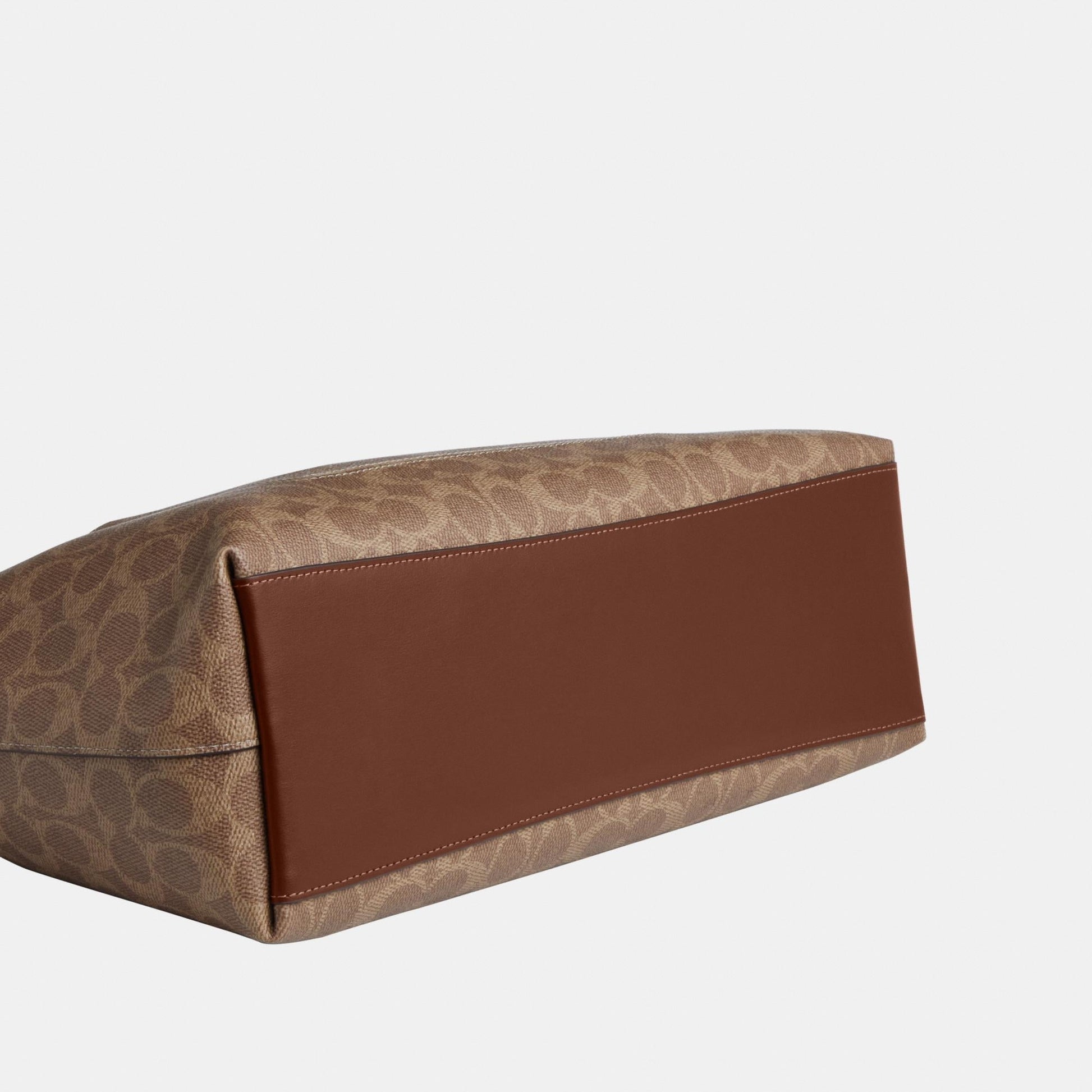 CCD69-Station Tote Bag in Signature Canvas-Im/Tan/Brown