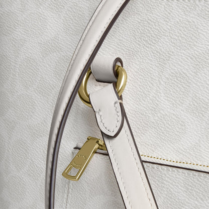CCD69-Station Tote Bag in Signature Canvas-Im/White/Chalk