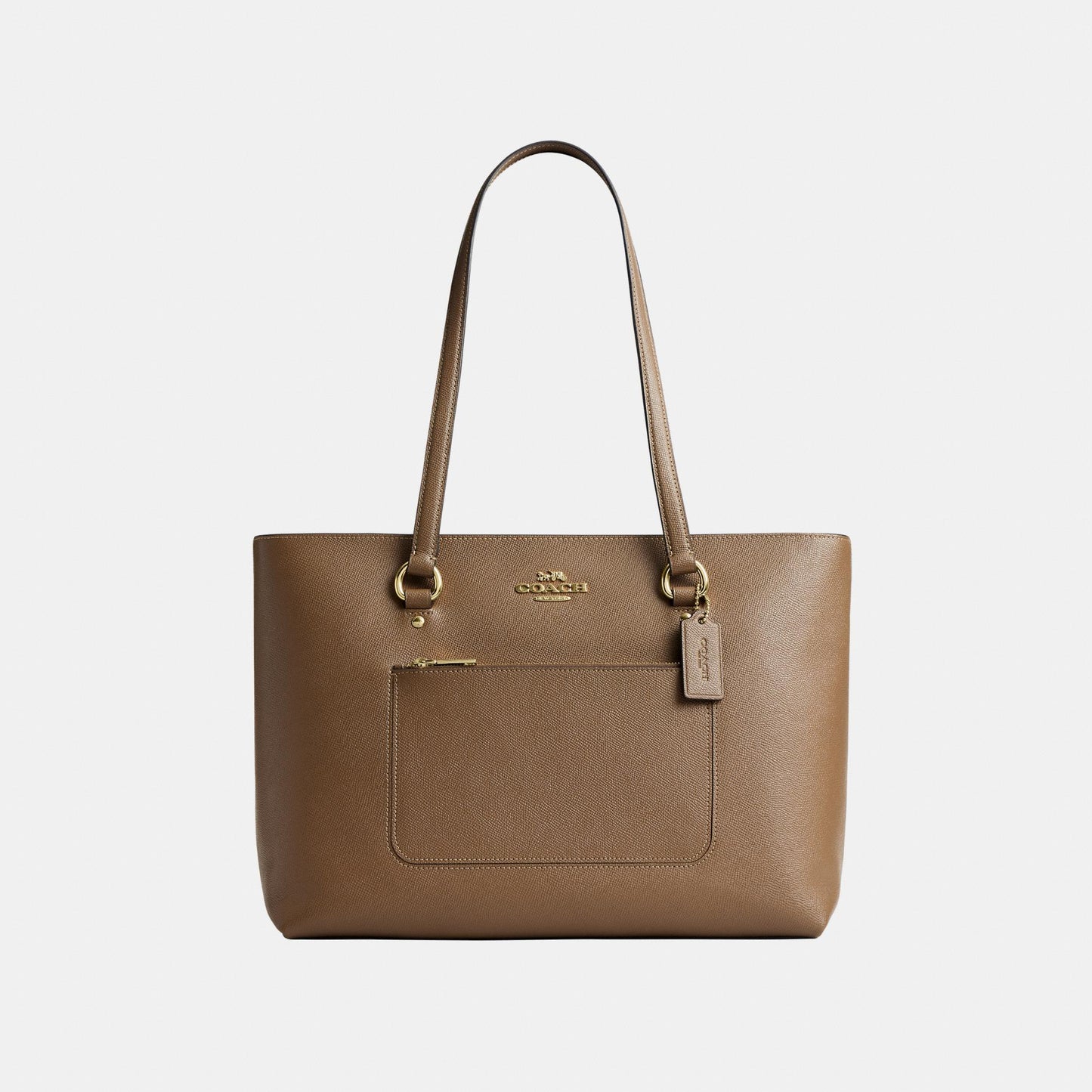 CCD71-Station Tote Bag-Im/Dark Stone