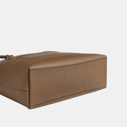 CCD71-Station Tote Bag-Im/Dark Stone