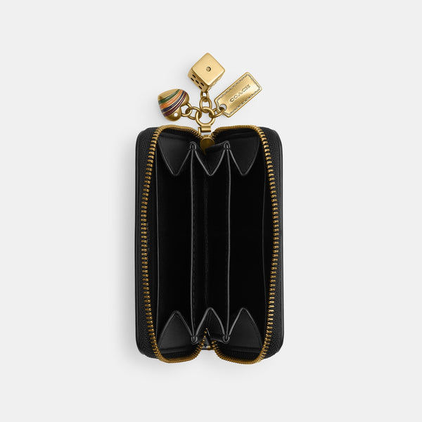 Essential Small Zip Around Wallet with Charms