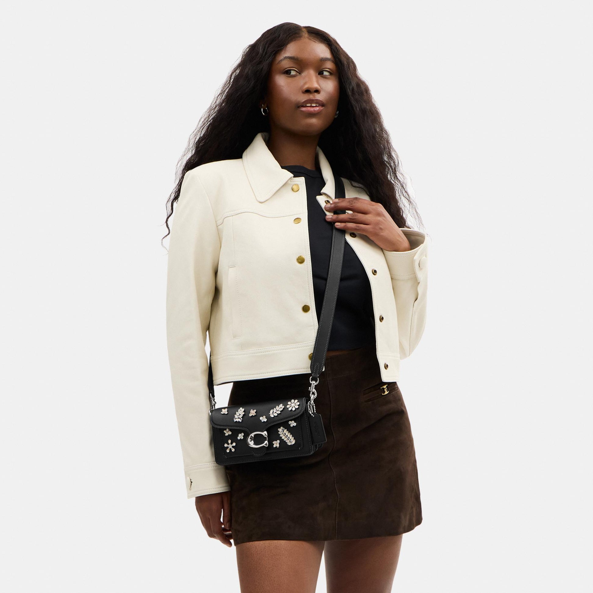 CCD99-Tabby Shoulder Bag 20-Lh/Black