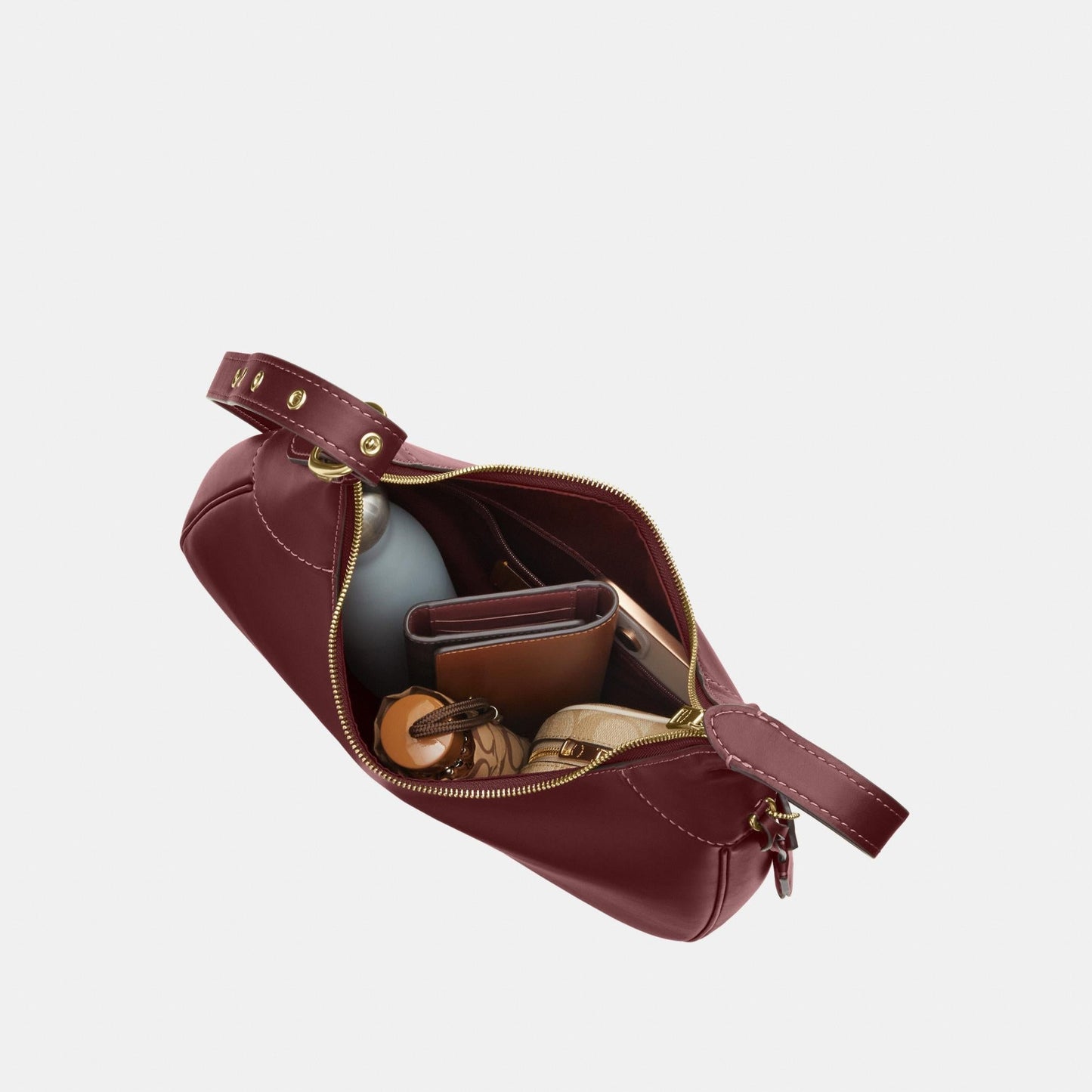 CCE48-Ella Shoulder Bag-Im/Maroon