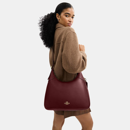CCE48-Ella Shoulder Bag-Im/Maroon