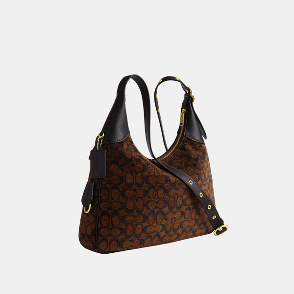 Ella Shoulder Bag in Signature Chenille