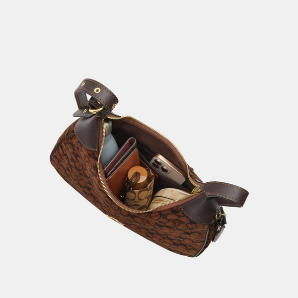 Ella Shoulder Bag in Signature Chenille