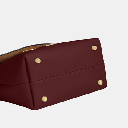 CCE54-Emory Top Handle Bag-Im/Maroon