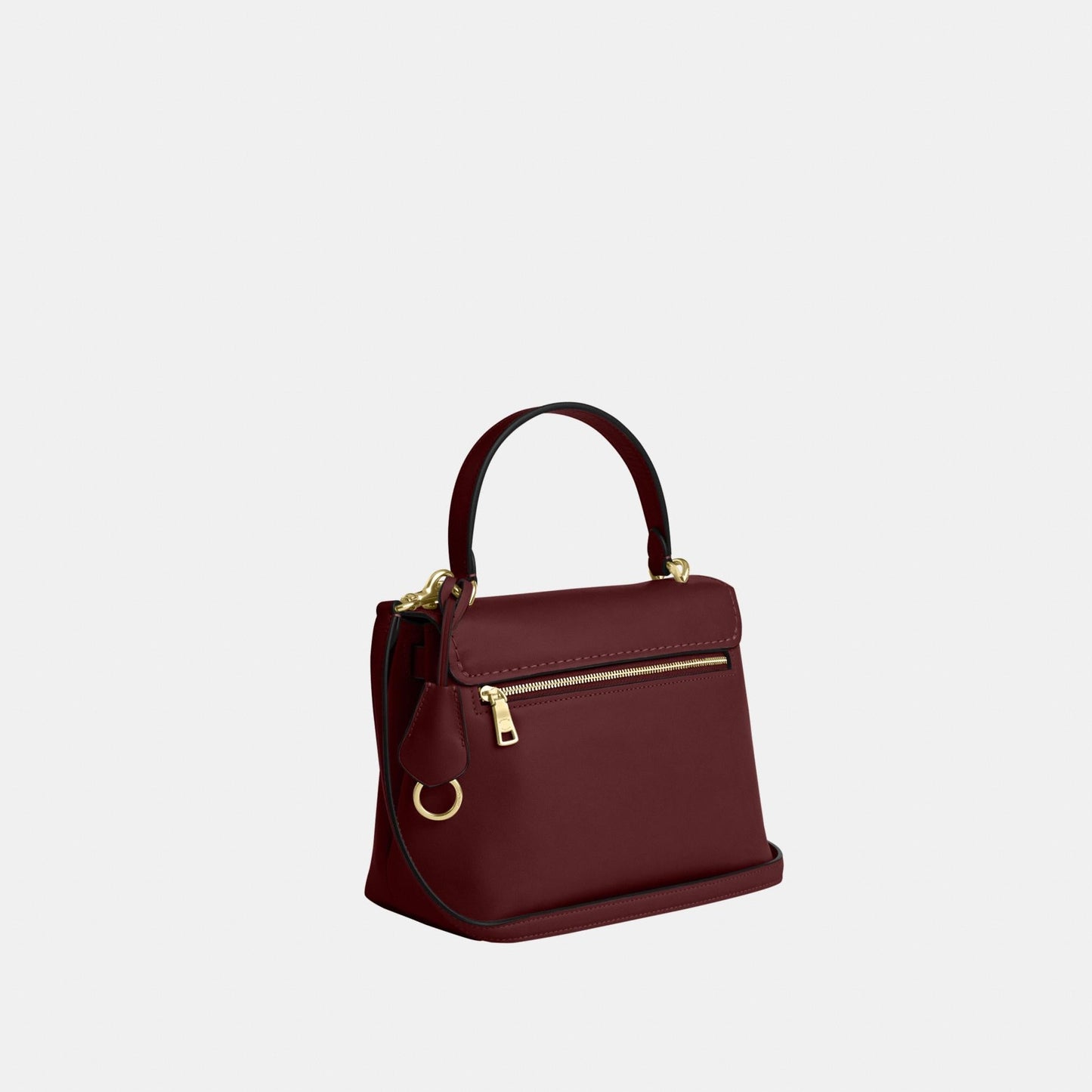 CCE54-Emory Top Handle Bag-Im/Maroon