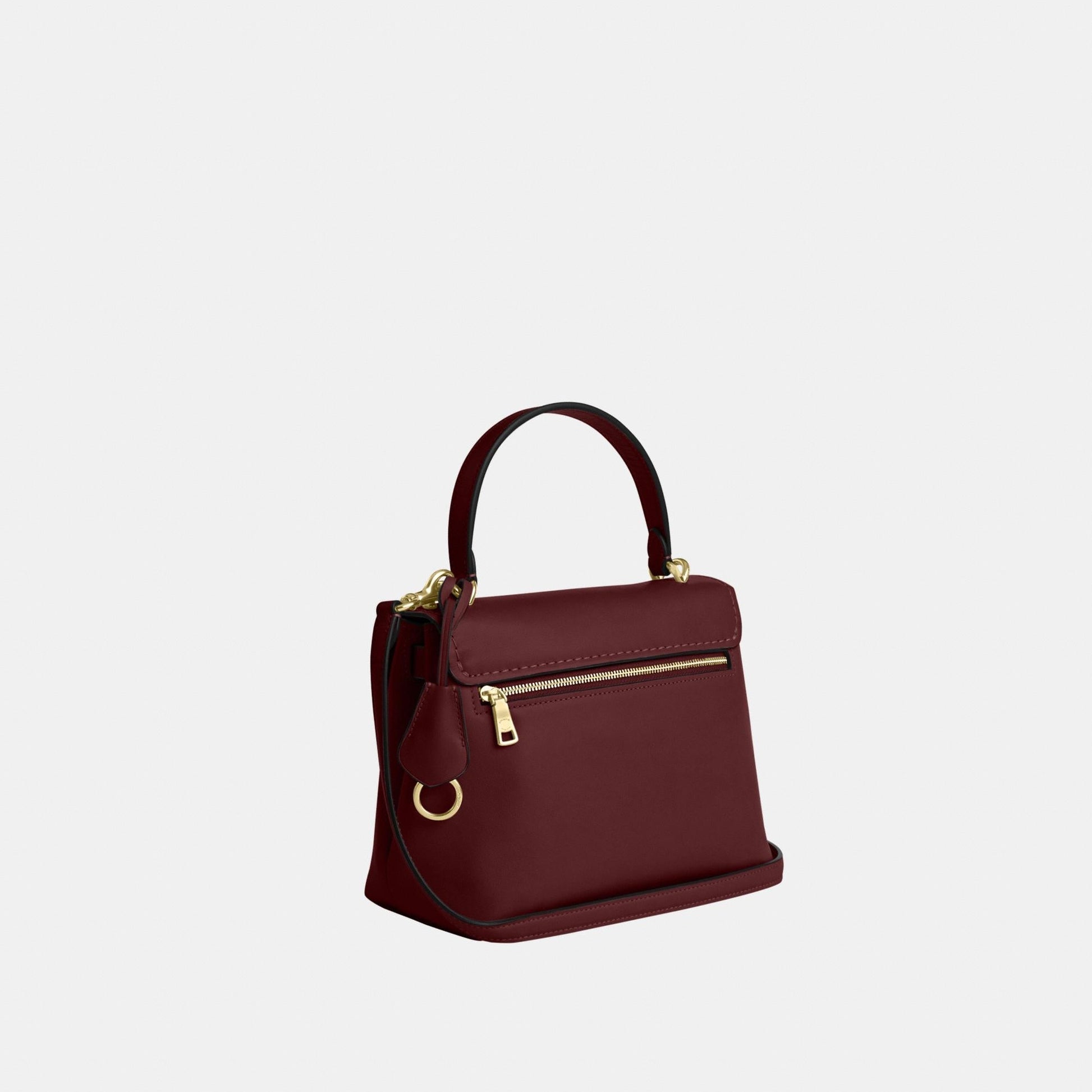CCE54-Emory Top Handle Bag-Im/Maroon