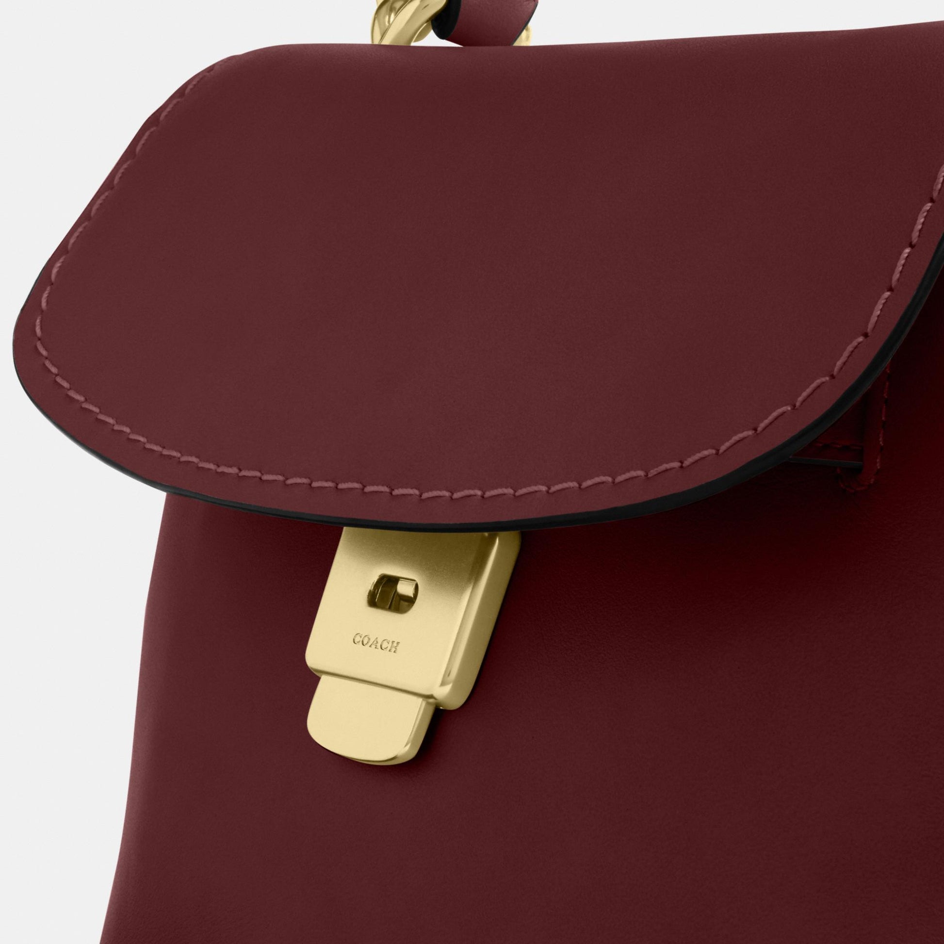 CCE54-Emory Top Handle Bag-Im/Maroon