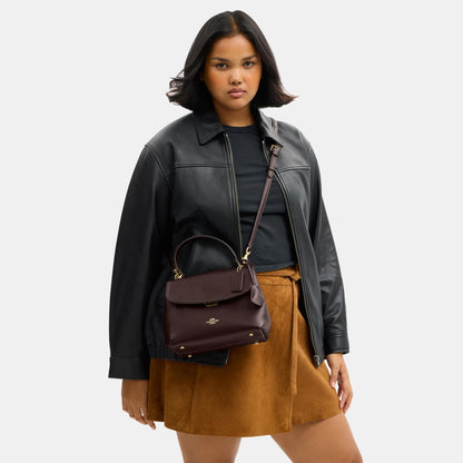 CCE54-Emory Top Handle Bag-Im/Espresso