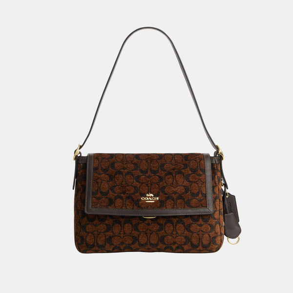 Etta Flap Bag in Signature Chenille