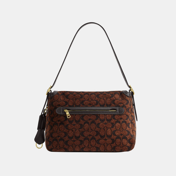 Etta Flap Bag in Signature Chenille
