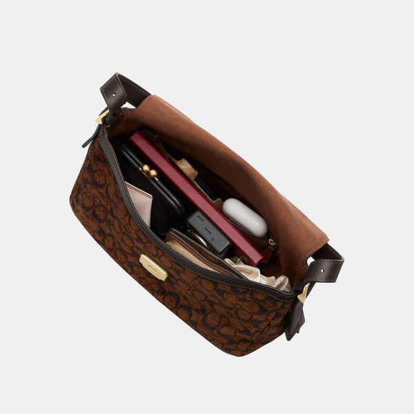 Etta Flap Bag in Signature Chenille