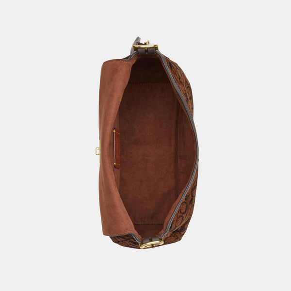 Etta Flap Bag in Signature Chenille