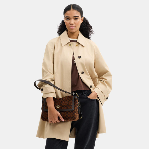 Etta Flap Bag in Signature Chenille
